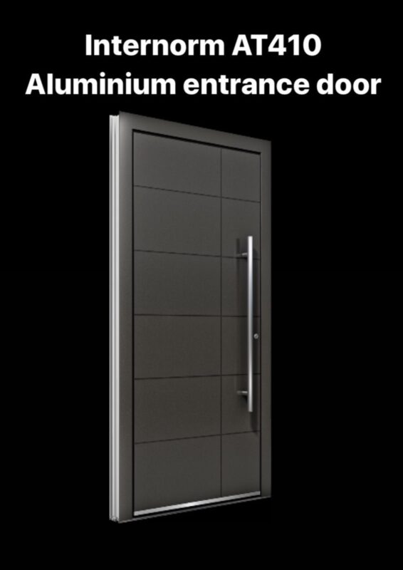 internorm at410 aluminium entrance door