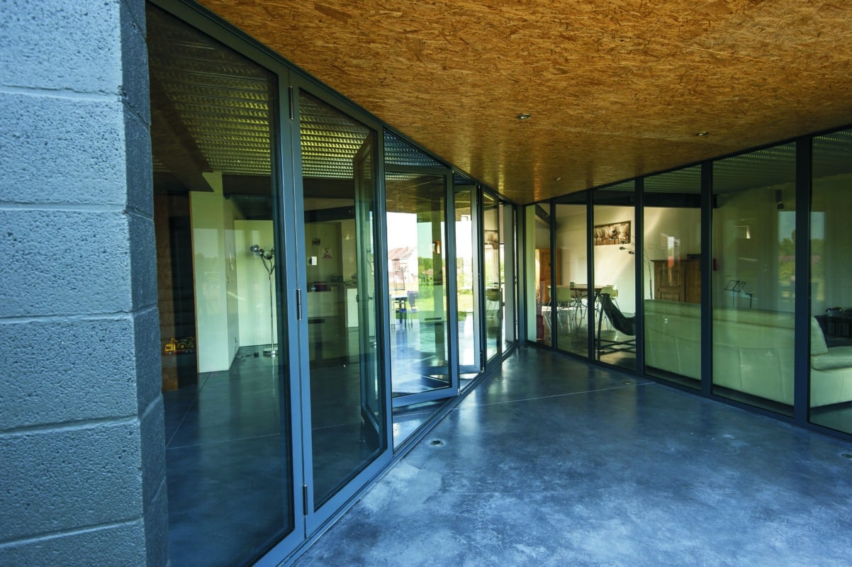 doubled glazed reynaers doors wiltshire