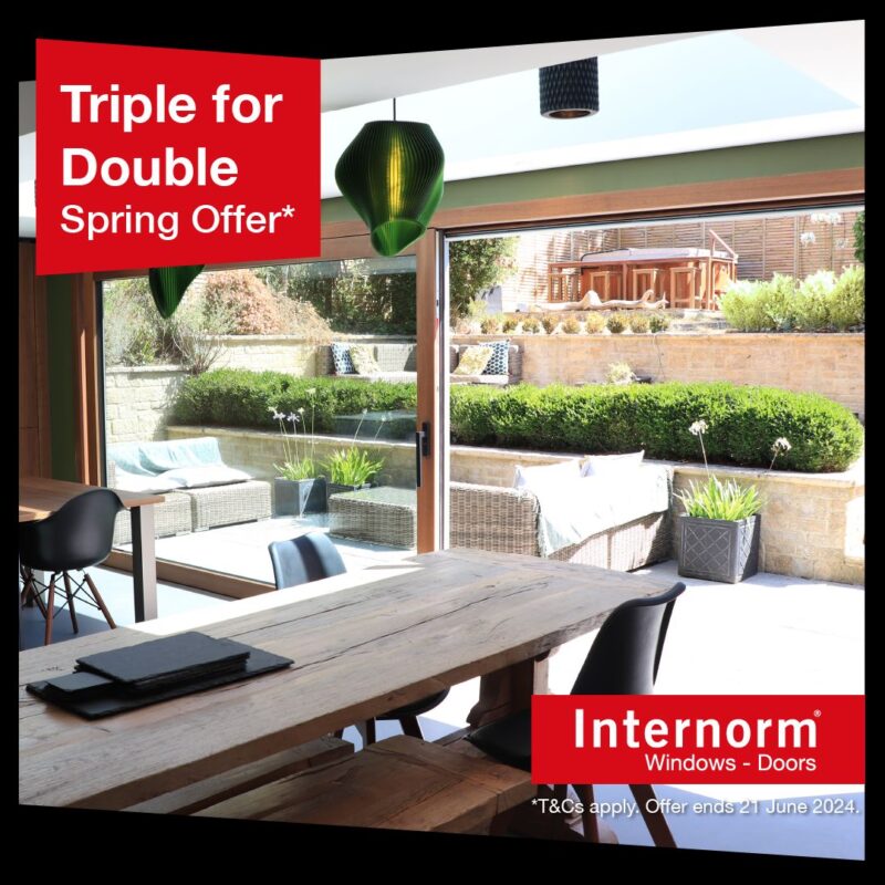Triple glazing. A quieter and warmer home. 2 PA Square 1
