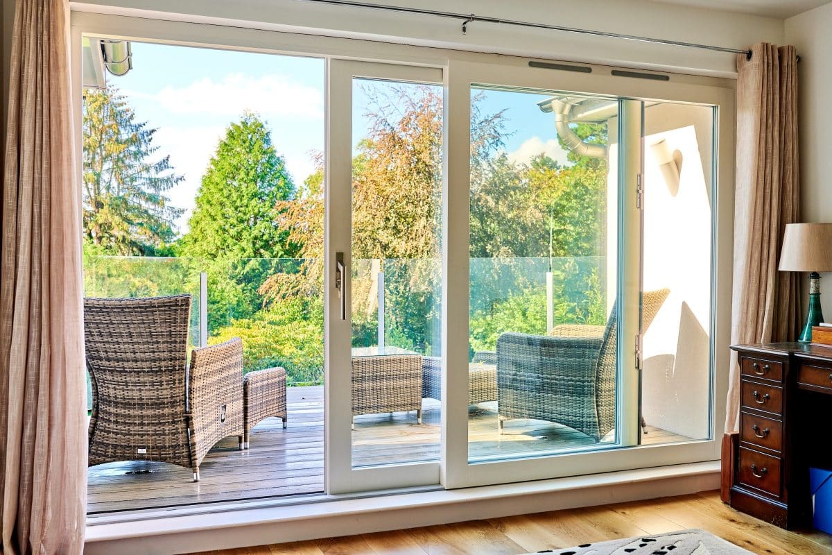 Bonded vs Beaded Sliding Doors: What Homeowners Need to Know 3 picture of velfac sliding door to explain the difference between bonded vs beaded sliding doors