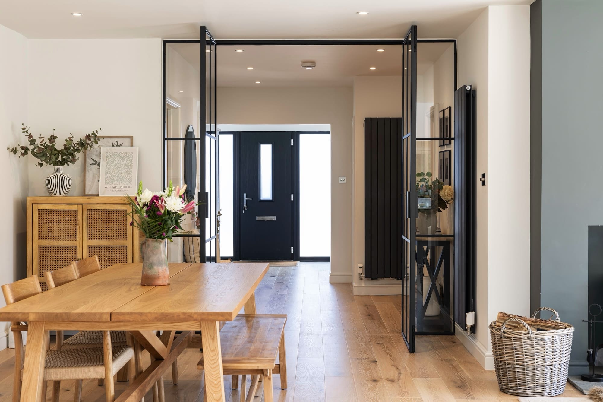 Black RK Steel Internal Doors - CBP | Design-Led Windows & Doors