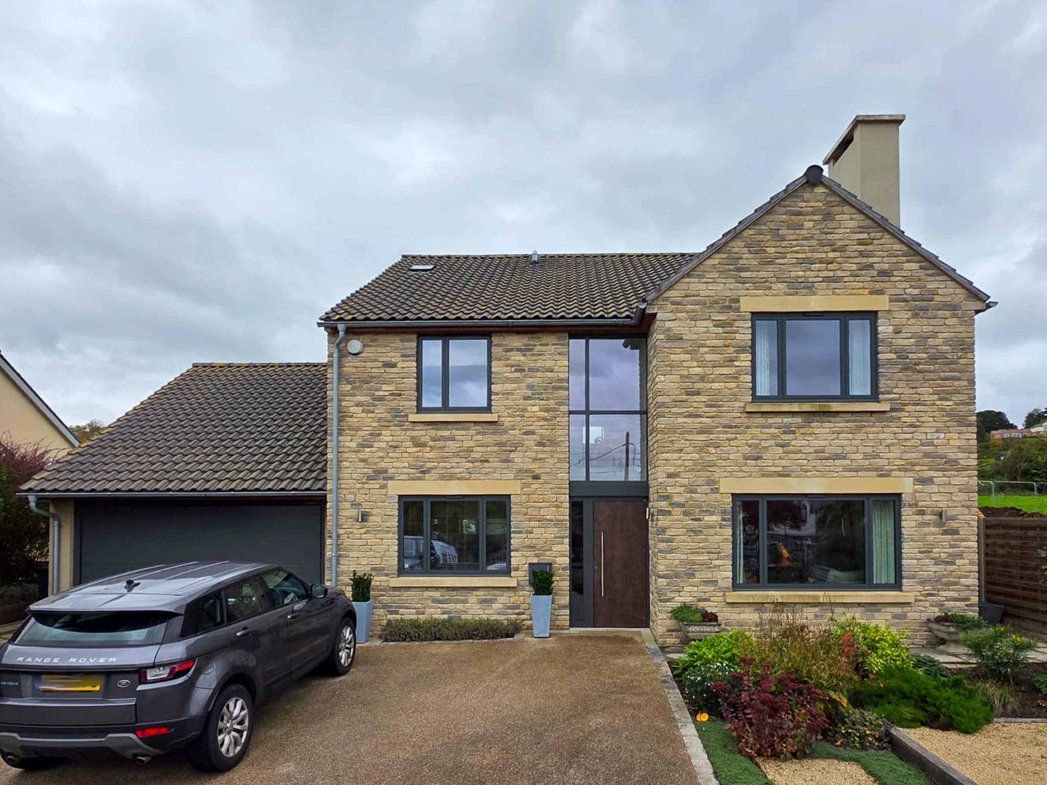 Alitherm Windows and Visoglide Sliding Doors for a Bristol New Build