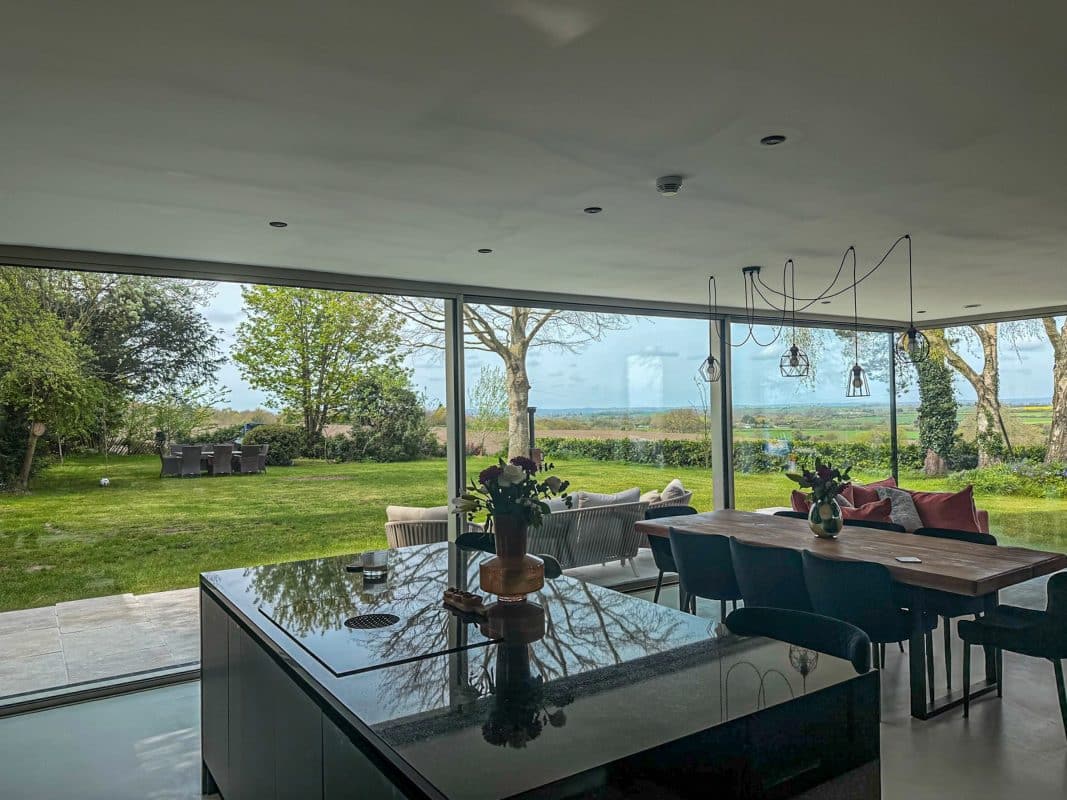 Solarlux Cero Corner Sliding Doors in a Contemporary New Build 1 sliding doors windows cbp2