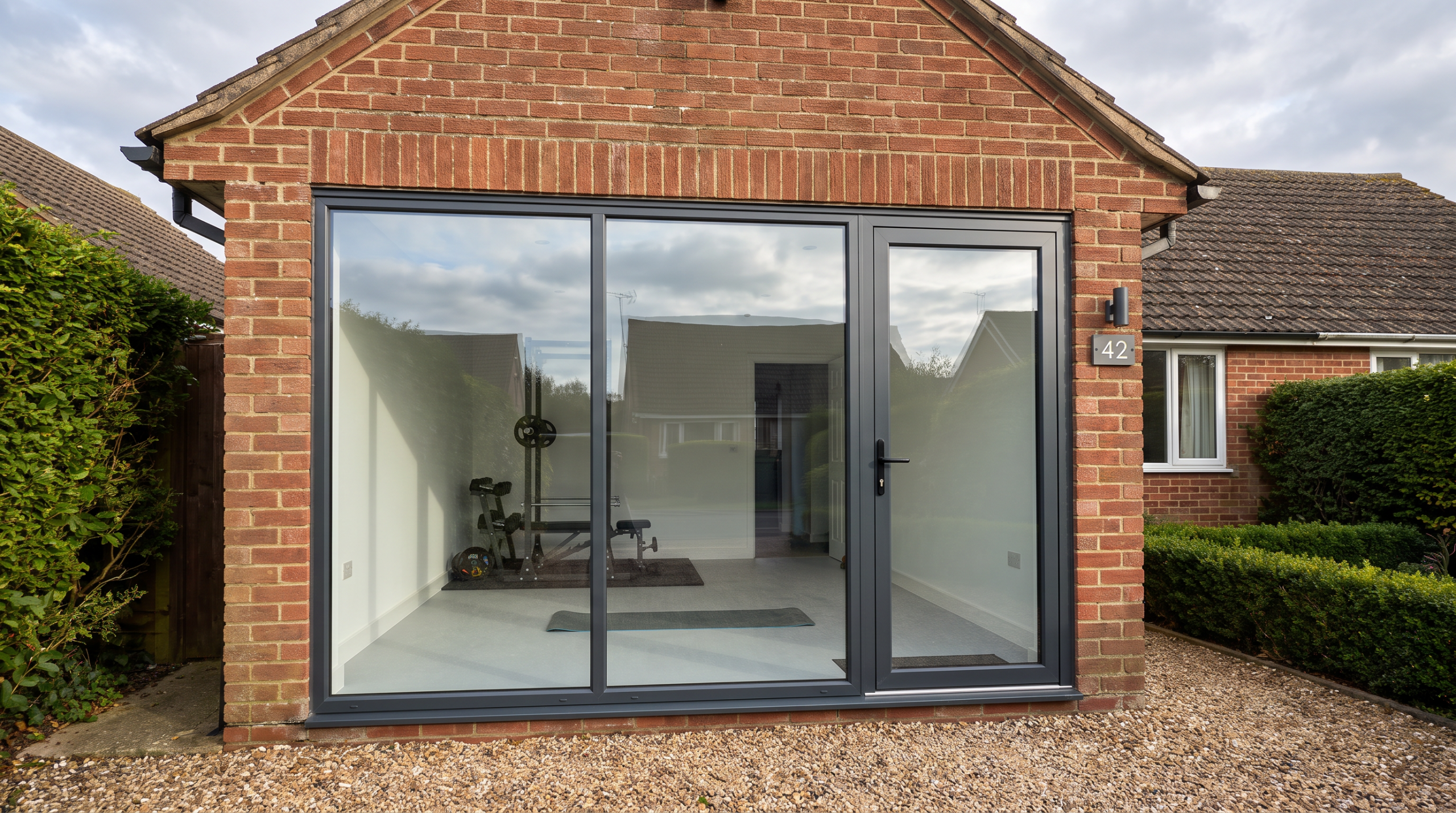 Can You Turn a Garage Door Opening Into a Glazed Wall?
