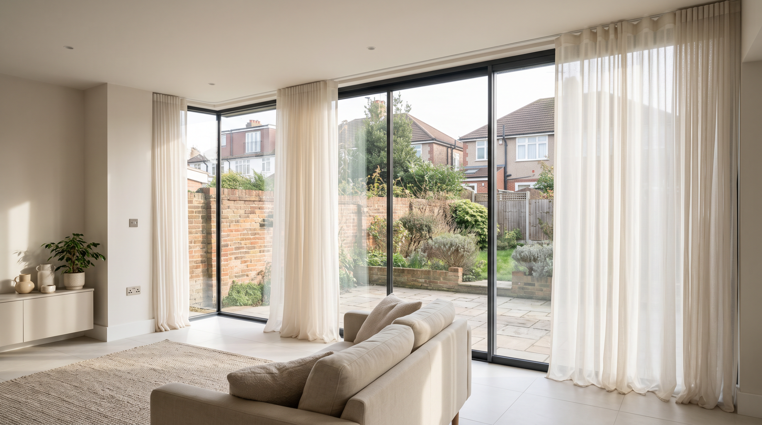 How Do You Dress a Floor-to-Ceiling Window?